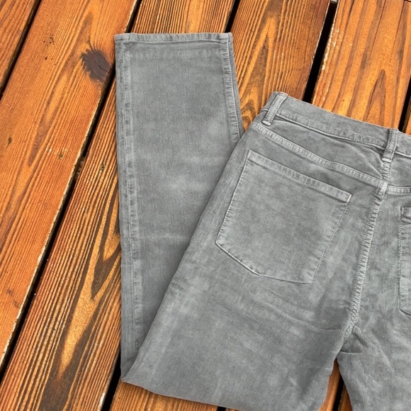NWT Daily Blue by AG Boost Corduroy Jeans In Gray Size 29 /31 - Picture 14 of 15